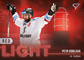 Petr Koblasa Karlovy Vary Tipsport ELH 2022/23 SportZoo 2. serie Red Light #RL-32